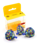 2. CUESOUL TERO AK4 dart flight, standard shape, graffiti print