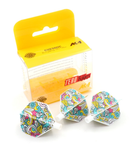 2. CUESOUL TERO AK4 dart flight, standard shape, graffiti print