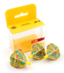 2. CUESOUL TERO AK4 dart flight, standard shape, graffiti print