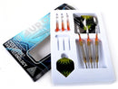9. CUESOUL Aurora 21/23/25g Tungsten Steel Tip Dart Set with Gold Titanium Nitride Coating