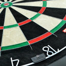 8. CUESOUL Shooter-I 18" 1-1/2" Official Size Tournament Kenya Sisal Bristle Dart Board, WDF Approved