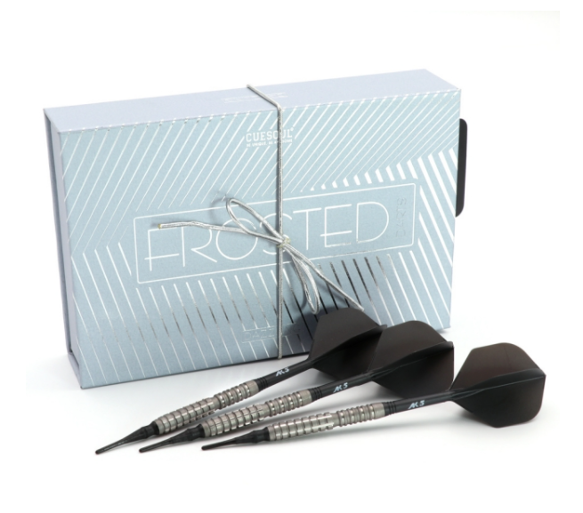 9. CUESOUL DAZZLING 20g 소프트 팁 90% 텅스텐 다트 세트, 프로스트 코팅, ROST 플라이트
