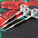 9. CUESOUL 재즈-메탈 19g 소프트 팁 90% 텅스텐 다트 세트, ROST 플라이트, 프론트 로드 셰이프