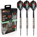 9. CUESOUL 재즈 메탈 21/23/25g 스틸 팁 90% 텅스텐 다트 세트, ROST 플라이트, 프런트 로드