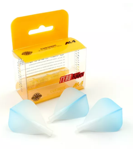 2. CUESOUL TERO AK4 dart flight, gradient color, kite shape