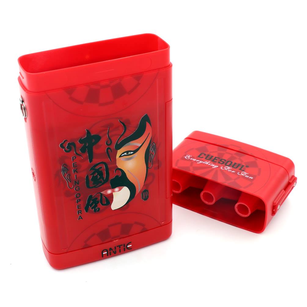10. CUESOUL ANTIE Hard Dart Case, Pepin Opera Mask Design - Closeout