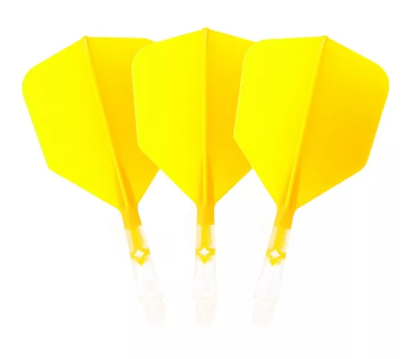 3T. CUESOUL T19 ROST 1-Piece, Ice Shaft / Yellow Flight, Big Wing Shape