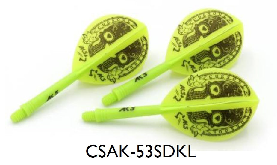 3. CUESOUL AK5 ROST 1-피스, 스컬 디자인, 티어드롭 셰이프, M 사이즈
