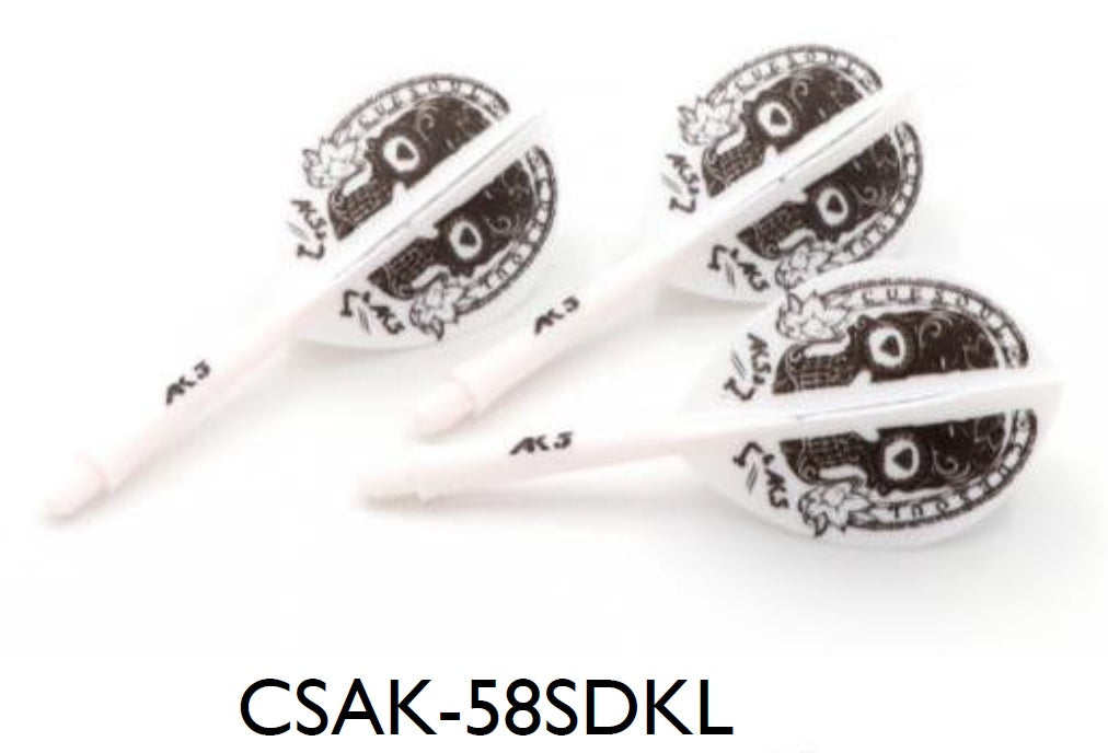 3. CUESOUL AK5 ROST 1-피스, 스컬 디자인, 티어드롭 셰이프, M 사이즈