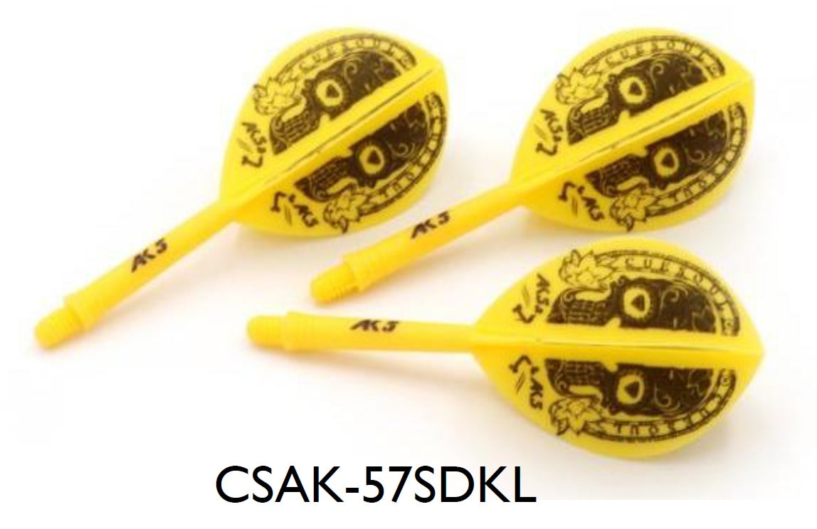3. CUESOUL AK5 ROST 1-피스, 스컬 디자인, 티어드롭 셰이프, M 사이즈