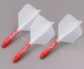 3T. CUESOUL T19 ROST 1-Piece, Red Shaft / Ice Flight, Big Wing Shape, Size M