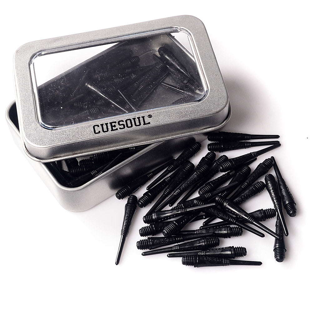 7. CUESOUL 오리지널 소프트 팁 다트 포인트, 2BA, 100-피스