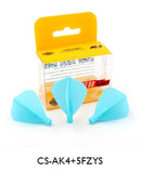 2. CUESOUL TERO AK4 dart flight, solid color, kite shape