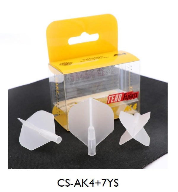 2. CUESOUL TERO AK4 다트 플라이트, 솔리드 컬러, 스탠다드