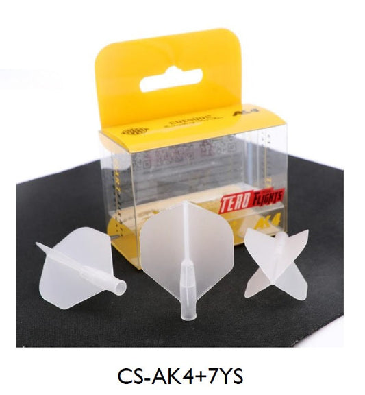 2. CUESOUL TERO AK4 다트 플라이트, 솔리드 컬러, 스탠다드