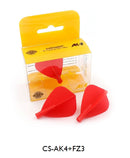 2. CUESOUL TERO AK4 dart flight, solid color, kite shape