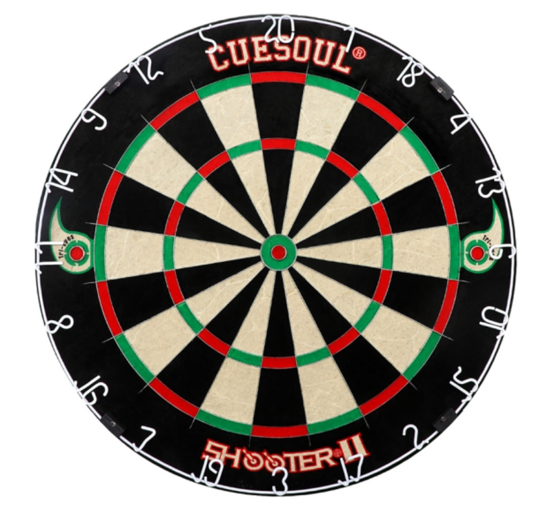 8. CUESOUL Shooter-II Tri-Eyes 18"*1-1/2" Official Size Tournament Sisal Bristle Dartboard